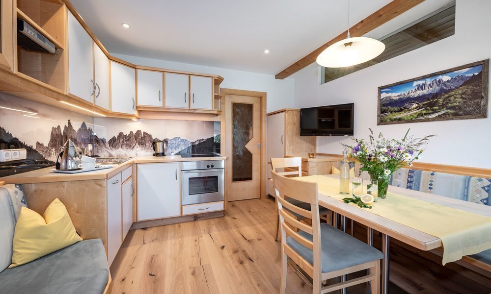 Appartmenti Bergblick Wohnung Fichte Cuccina